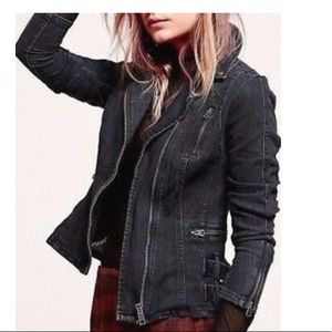 Free People Fitted Denim Jacket